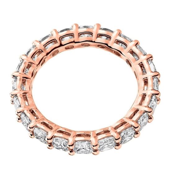 Paved Wedding Band Ring - Picture 3 of 4